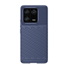 Xiaomi 13 Pro Gigapack szilikon telefonvédő ütésállóság, dombor minta, SÖTÉTKÉK Xiaomi 13 Pro Gigapack szilikon telefonvédő ütésállóság, dombor minta, SÖTÉTKÉK