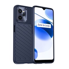 Realme C35 Gigapack szilikon telefonvédő ütésállóság, dombor minta, SÖTÉTKÉK Realme C35 Gigapack szilikon telefonvédő ütésállóság, dombor minta, SÖTÉTKÉK
