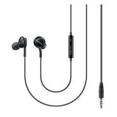 SAMSUNG fülhallgató SZTEREO 3.5mm jack, hangerőszabályzó, FEKETE