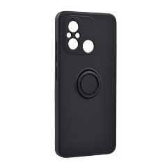 Redmi 12C Gigapack Szilikon telefonvédő tartógyűrű, kameravédő, FEKETE