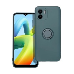 Redmi A2 Gigapack Szilikon telefonvédő tartógyűrű, kameravédő, SÖTÉTZÖLD