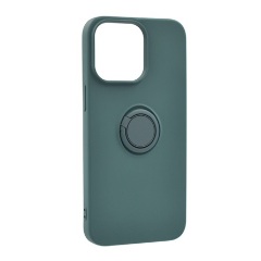 iPhone 15 Plus Gigapack szilikon telefonvédő tartógyűrű, kameravédő, SÖTÉTZÖLD iPhone 15 Plus Gigapack szilikon telefonvédő tartógyűrű, kameravédő, SÖTÉTZÖLD