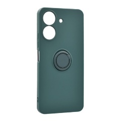 Xiaomi Poco C65 4G Gigapack Szilikon telefonvédő tartógyűrű, kameravédő, SÖTÉTZÖLD Xiaomi Poco C65 4G Gigapack Szilikon telefonvédő tartógyűrű, kameravédő, SÖTÉTZÖLD