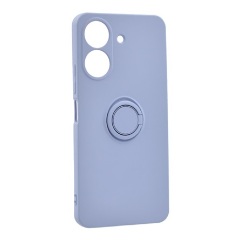Xiaomi Poco C65 4G Gigapack Szilikon telefonvédő tartógyűrű, kameravédő, LILA
