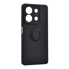Redmi Note 13 5G Gigapack Szilikon telefonvédő tartógyűrű, kameravédő, FEKETE Redmi Note 13 5G Gigapack Szilikon telefonvédő tartógyűrű, kameravédő, FEKETE