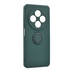 Redmi 14C 4G GIGAPACK Szilikon telefonvédő tartógyűrű, kameravédő, SÖTÉTZÖLD