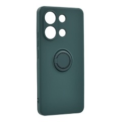 Redmi Note 13 4G Gigapack Szilikon telefonvédő tartógyűrű, kameravédő, SÖTÉTZÖLD