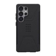 Samsung S25 Ultra UAG CIVILIAN PRO defender szilikon telefonvédő erős ütésállóság, MagSafe, FEKETE
