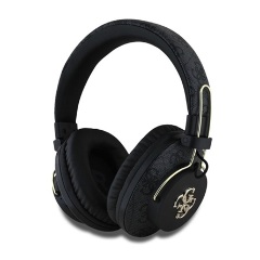 CG Mobile Guess PU 4G Metal Logo fejhallgató headset fekete