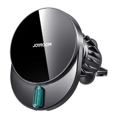 Joyroom JR-ZS409_B 15W telefon vezeték nélküli töltő adapter / autós tartó fekete