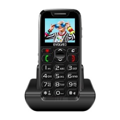 Evolveo EP-501 EasyPhone EVOLVEO EP-501 EasyPhone mobiltelefon FEKETE