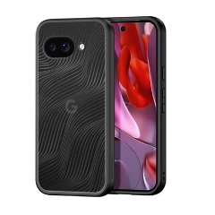 Google Pixel 9a DUX DUCIS AIMO szilikon telefonvédő ütésállóság, hullám, FEKETE
