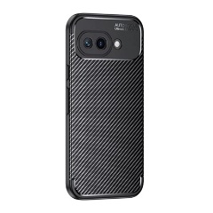 Google Pixel 9a GIGAPACK Szilikon telefonvédő ütésállóság, karbon minta, FEKETE