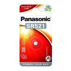 Panasonic gomb (SR521 ) ezüst-oxid elem 1db