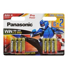 Panasonic Pro Power AAA (LR03) alkáli elem 8db