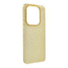 Redmi Note 14 5G GIGAPACK Szilikon telefonvédő műanyag belső, csillogó hátlap, ARANY