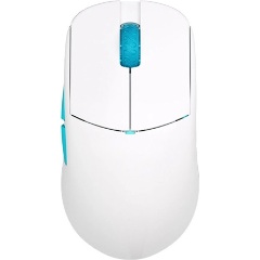 LAMZU Atlantis mini PRO optikai USB / vezeték nélküli gaming egér fehér