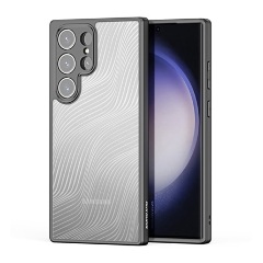 Samsung S23 Ultra DUX DUCIS AIMO szilikon telefonvédő ütésállóság, hullám, FEKETE