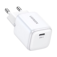 UGREEN CD318 20W univerzális hálózati töltő adapter fehér GaN