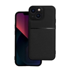 iPhone 13 mini Gigapack Szilikon telefonvédő ütésállóság, csíkos, FEKETE