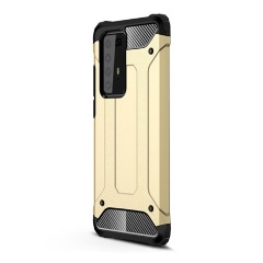 Huawei P40 Pro 5G Gigapack Defender szilikon telefonvédő ütésállóság, fémhatás, ARANY