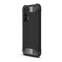 Huawei P40 Gigapack Defender szilikon telefonvédő ütésállóság, fémhatás, FEKETE Huawei P40 Gigapack Defender szilikon telefonvédő ütésállóság, fémhatás, FEKETE