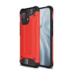 Xiaomi Mi 11 5G Gigapack Defender szilikon telefonvédő ütésállóság, fémhatás, PIROS Xiaomi Mi 11 5G Gigapack Defender szilikon telefonvédő ütésállóság, fémhatás, PIROS