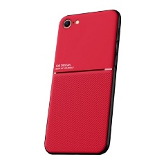 iPhone SE 3 (2022) Gigapack Szilikon telefonvédő ütésállóság, csíkos, PIROS