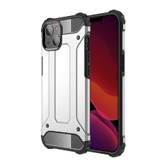 iPhone 13 mini Gigapack Defender szilikon telefonvédő ütésállóság, fémhatás, EZÜST iPhone 13 mini Gigapack Defender szilikon telefonvédő ütésállóság, fémhatás, EZÜST