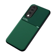Honor 90 5G Gigapack Szilikon telefonvédő ütésállóság, csíkos, SÖTÉTZÖLD