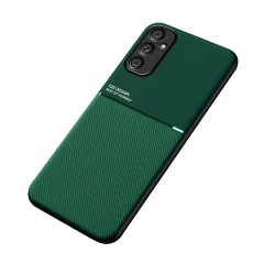 Samsung A34 5G Gigapack Szilikon telefonvédő ütésállóság, csíkos, SÖTÉTZÖLD