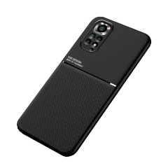 Redmi Note 11 4G Gigapack Szilikon telefonvédő ütésállóság, csíkos, FEKETE