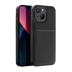 iPhone 14 Plus Gigapack Szilikon telefonvédő ütésállóság, csíkos, FEKETE