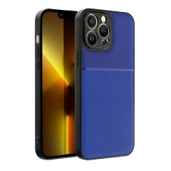 iPhone 14 Pro Gigapack Szilikon telefonvédő ütésállóság, csíkos, SÖTÉTKÉK