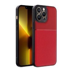 iPhone 14 Pro Gigapack Szilikon telefonvédő ütésállóság, csíkos, PIROS