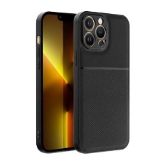 iPhone 14 Pro Max Gigapack Szilikon telefonvédő ütésállóság, csíkos, FEKETE