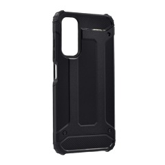 Samsung A25 5G Gigapack Defender szilikon telefonvédő ütésállóság, fémhatás, FEKETE