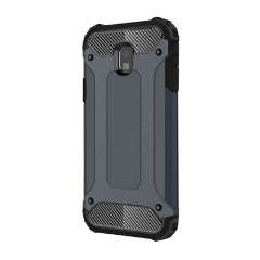 Samsung J3 (2017) Gigapack Defender szilikon telefonvédő ütésállóság, fémhatás, SÖTÉTKÉK