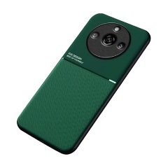 Realme 11 Pro Plus Gigapack Szilikon telefonvédő ütésállóság, csíkos, SÖTÉTZÖLD