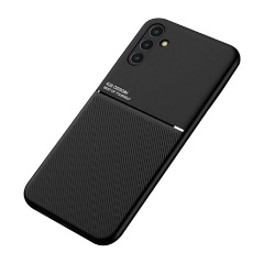 Samsung A04s Gigapack Szilikon telefonvédő ütésállóság, csíkos, FEKETE