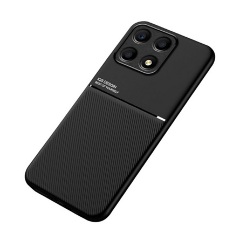 Honor X8a GIGAPACK Szilikon telefonvédő ütésállóság, csíkos, FEKETE