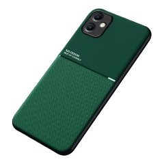 Samsung A05 4G GIGAPACK Szilikon telefonvédő ütésállóság, csíkos, SÖTÉTZÖLD