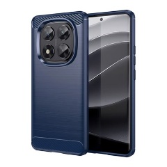 Xiaomi Poco X7 GIGAPACK Szilikon telefonvédő ütésállóság, karbon minta, SÖTÉTKÉK