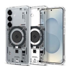 Samsung S25 SPIGEN ULTRA HYBRID MAG NEO ONE műanyag telefonvédő ütésállóság, MagSafe, ÁTLÁTSZÓ