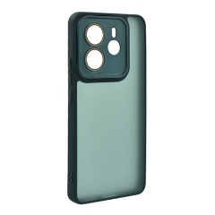 Redmi Note 14 4G GIGAPACK Szilikon telefonvédő ütésállóság, kameravédő, SÖTÉTZÖLD