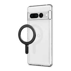 SPIGEN ONETAP RING öntapadós fémlap mágneses autós tartóhoz ideális, MagSafe, FEKETE