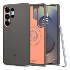 Samsung S25 Ultra SPIGEN NANO POP szilikon telefonvédő kameravédő, MagSafe, SÖTÉTSZÜRKE