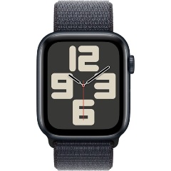 Apple Watch SE2 v3 GPS (40mm) éjfekete alumínium tok, tinta sportszíj okosóra