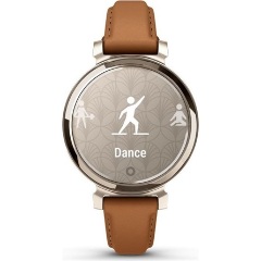 Garmin Lily 2 Classic bőr szíjas krémarany okosóra