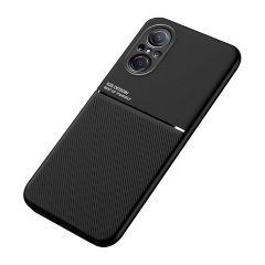 Huawei Nova 9 SE Gigapack Szilikon telefonvédő ütésállóság, csíkos, FEKETE